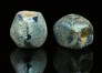 Ancient iridescent monochrome glass beads 346MAc